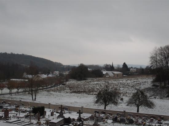 Brancourt-en-Laonnois vu depuis le cimetière