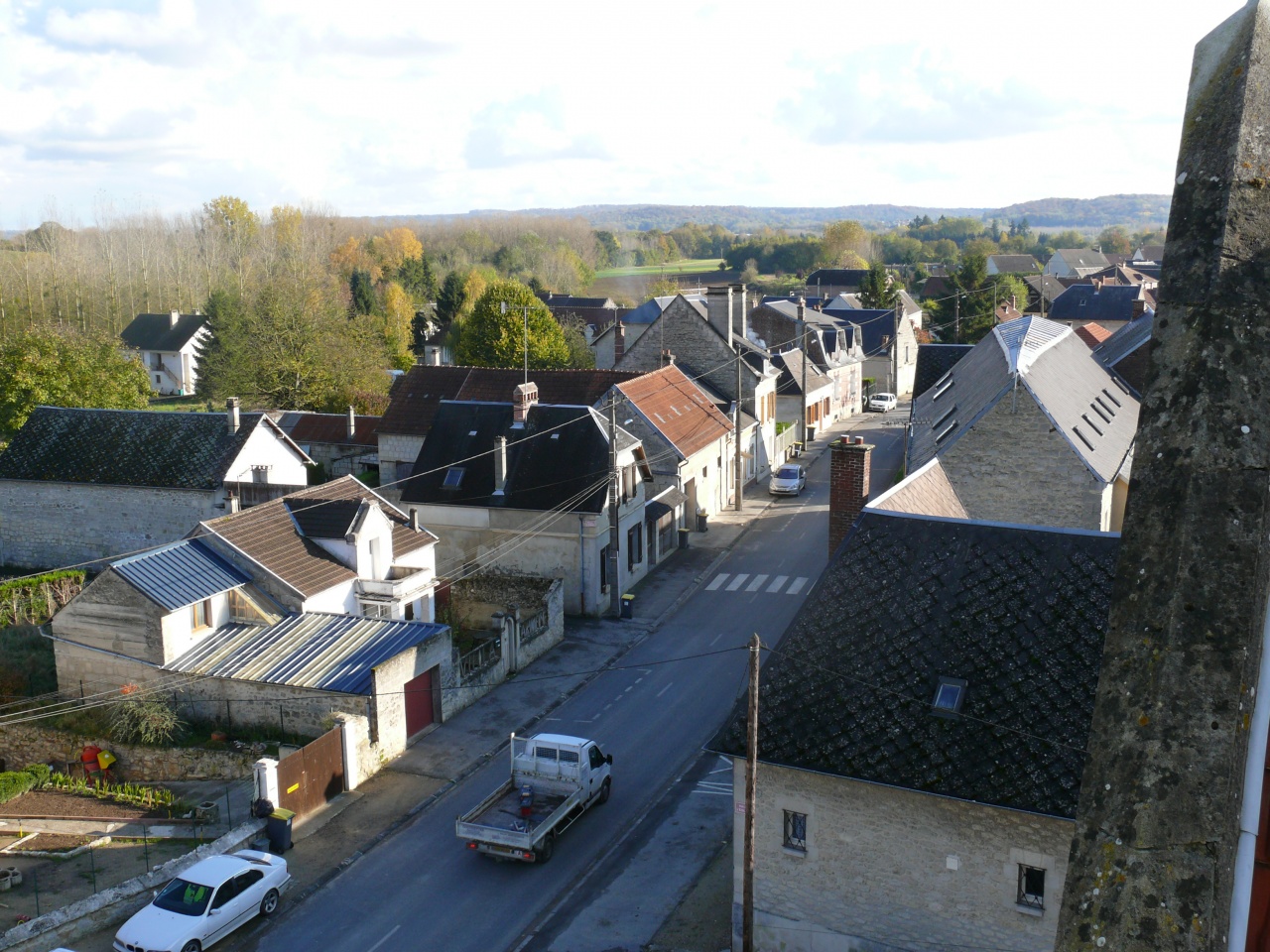 Brancourt vu du haut du clocher